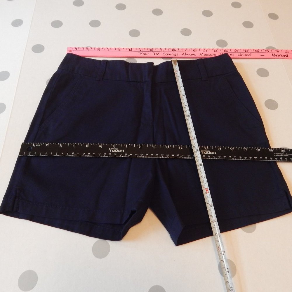 Loft Outlet 6" Twill Shorts Navy Sz 2 NWT - Picture 6 of 14